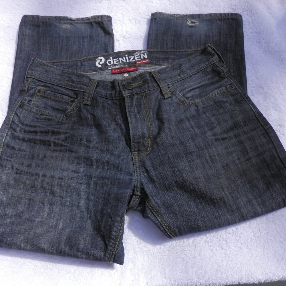MENS LEVI SLIM STRAIGHT DENIM JEANS - Picture 4 of 4